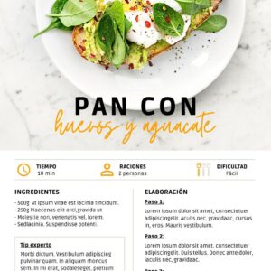 Pan con Huevos y Aguacate