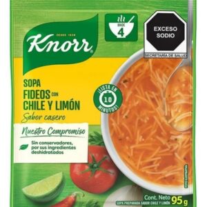 Sopa Knorr fideos